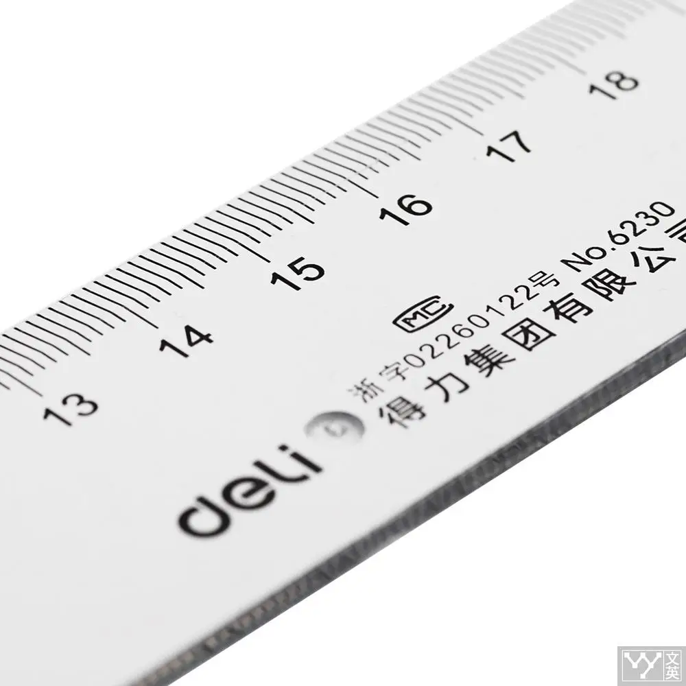 30cm Plastic Ruler 6230 Transparent Stationery Mapping Tool Lucency School Office Accessories Righello |