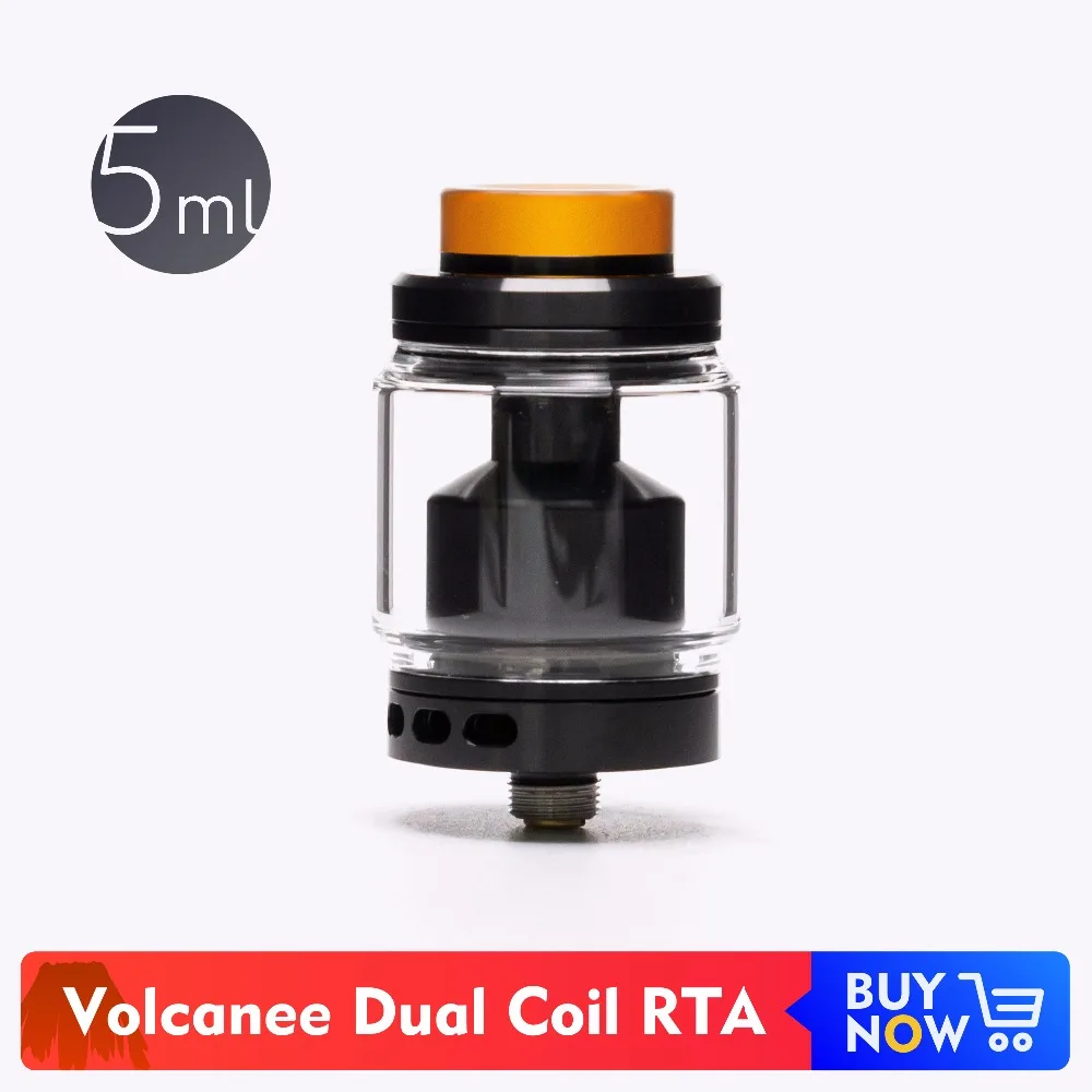 Резервуар для электронных сигарет Volcanee с Двойной спиралью 5 мл стеклянный