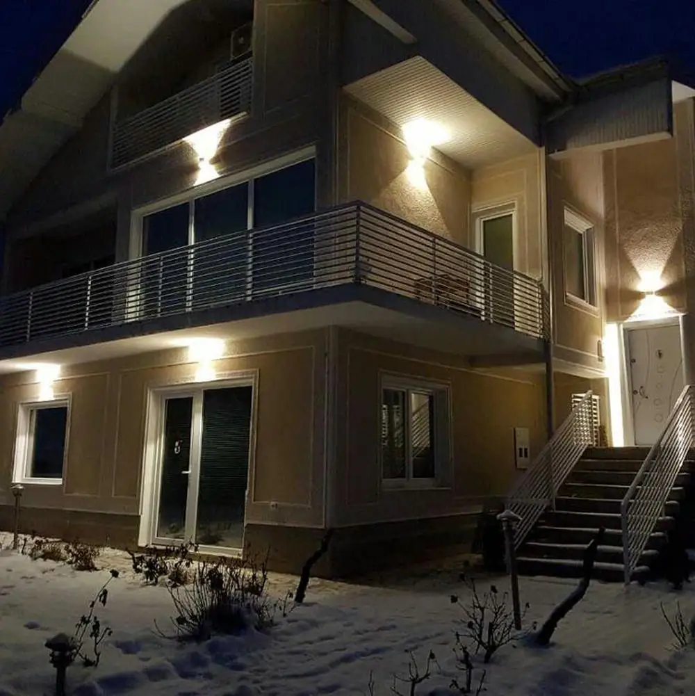 Светодиодное уличное настенное бра для крыльца современные водонепроницаемые