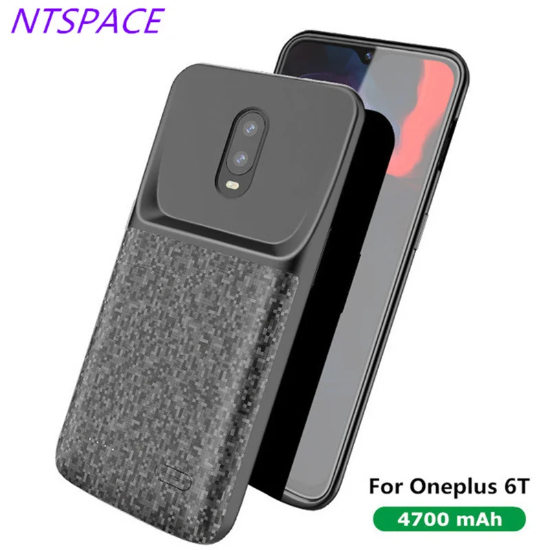 4700 мАч чехол для зарядного устройства s Oneplus 6T модный Ультратонкий зарядки