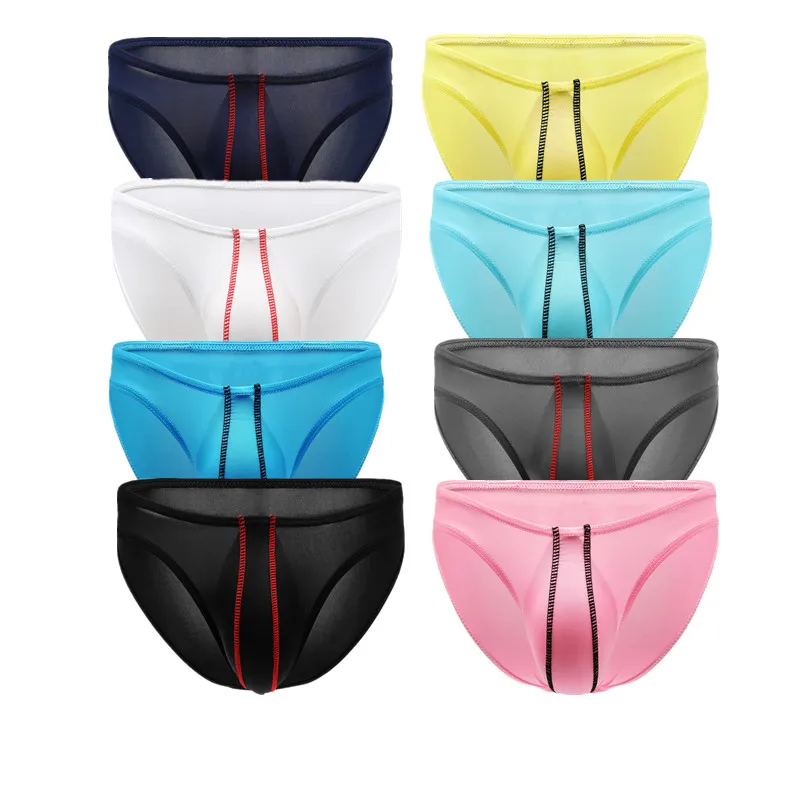 

Sexy Mens Underwear Briefs Male Gay Sissy Panties Erotic Jockstraps Bulge Pouch Cueca Masculina Low-Rise Underpants Mens Briefs