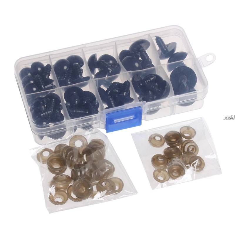 

Doll Eyes for Bear Stuffed Toys Animal Scrapbooking Puppet Craft 52PCS 12-20mm Drop shipping