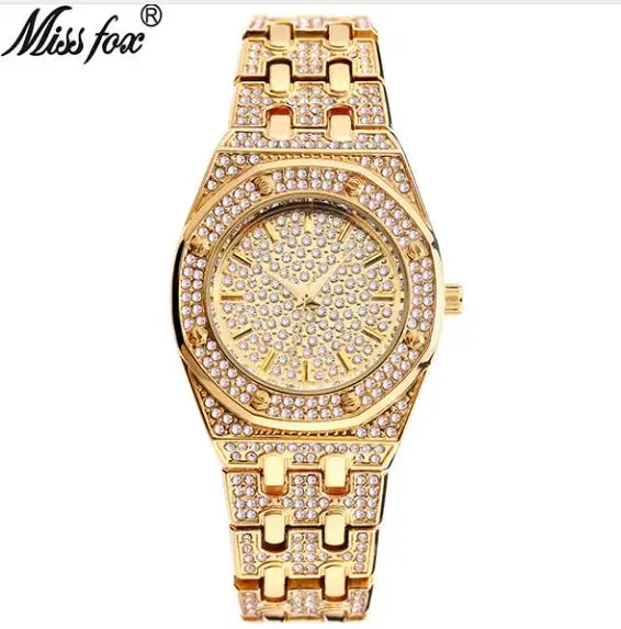 2019 Высокое качество модные брендовые новые бриллиантовые женские часы со