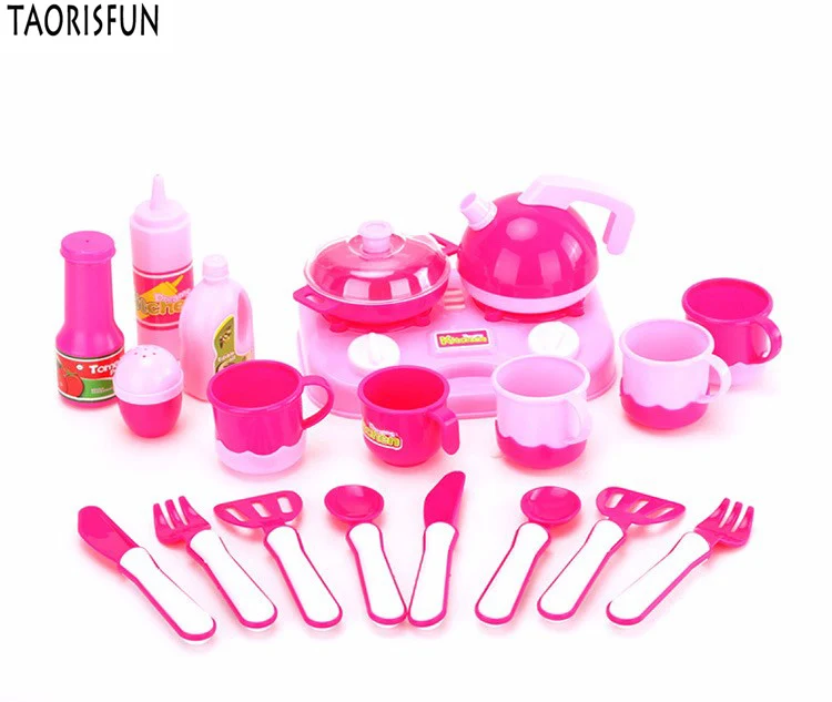 TAORISFUN 46 шт./компл. мини детский кухонный набор игрушки кухня для детей ролевые