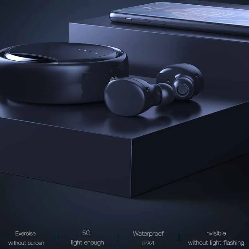 TS02 Bluetooth 5 0 наушники TWS Ture беспроводные гарнитура с микрофоном Мини вкладыши PK havit