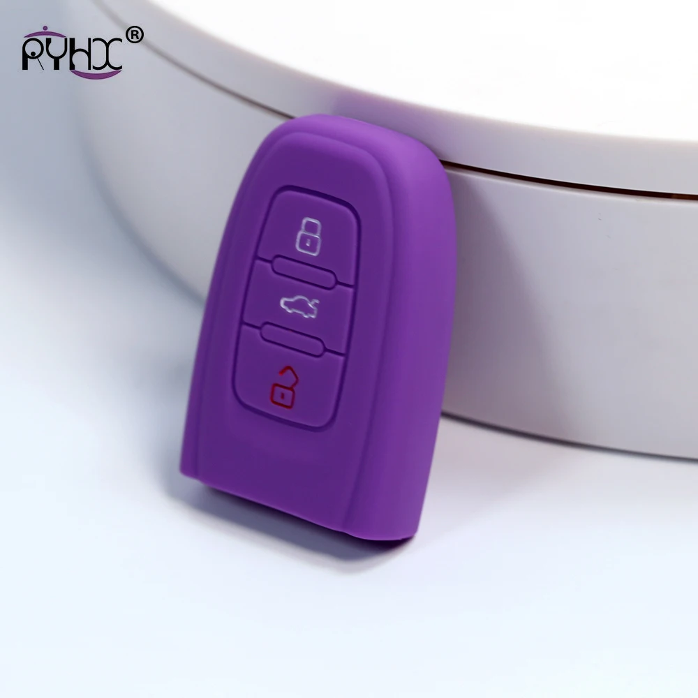 3 кнопки дистанционного ключа автомобиля силикона брелок в виде ракушки чехол