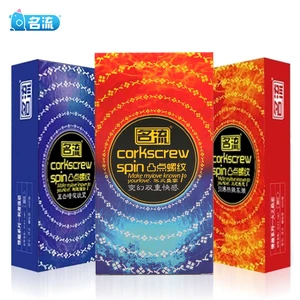 Презервативы Mingliu для мужчин со смазкой, ребристые презервативы для стимуляции точки G, 10 шт.лот