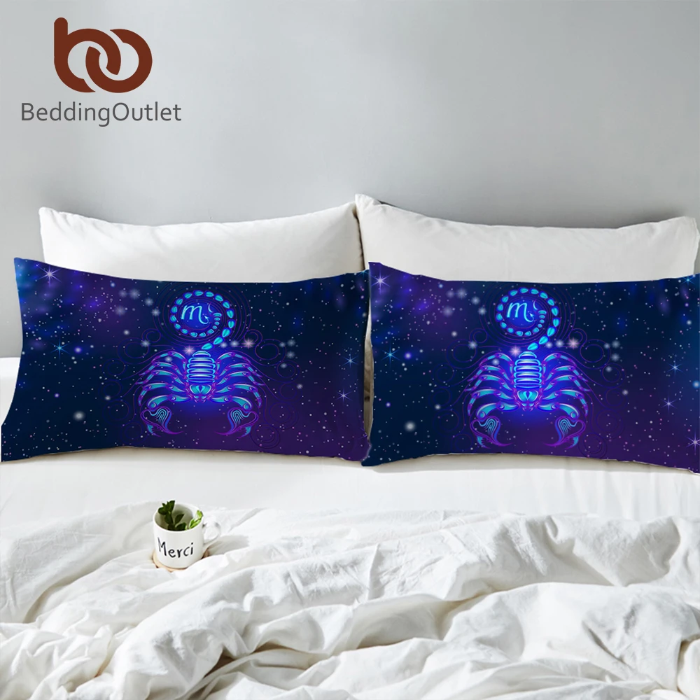 BeddingOutlet наволочка для тела с созвездиями Скорпион кровати чехол подушки галактикой домашнее постельное