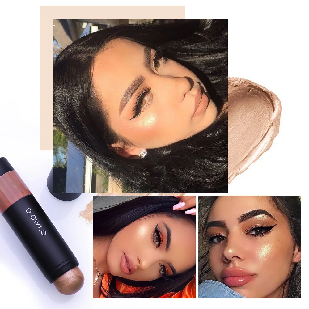 O. TWO. O крем хайлайтер Make Up консилер Шиммер для лица светящийся ультра