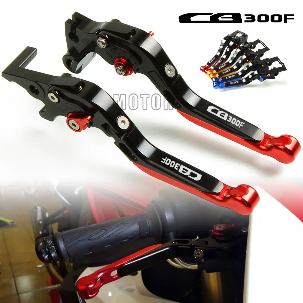 

For Honda CBR300R/CB300F/CB300FA 2014-2018 CBR CB 300 R F FA Motorcycle CNC Adjustable Folding Extendable Brake Clutch Levers