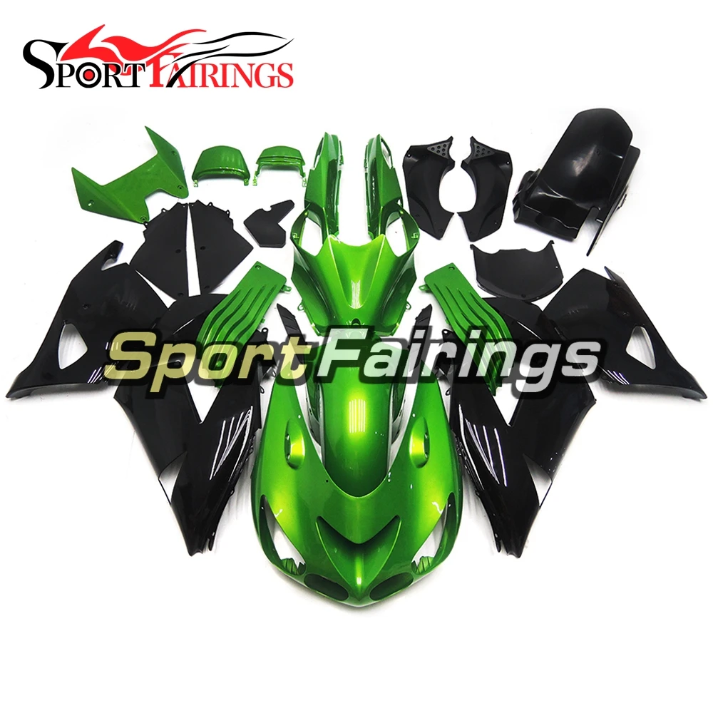 

Motorcycle Fairings For Kawasaki ZX14R ZX-14R Year 06-11 2006 2007 2008 2009 2010 2011 ABS Full Fairing Kit Bodywork Green Black