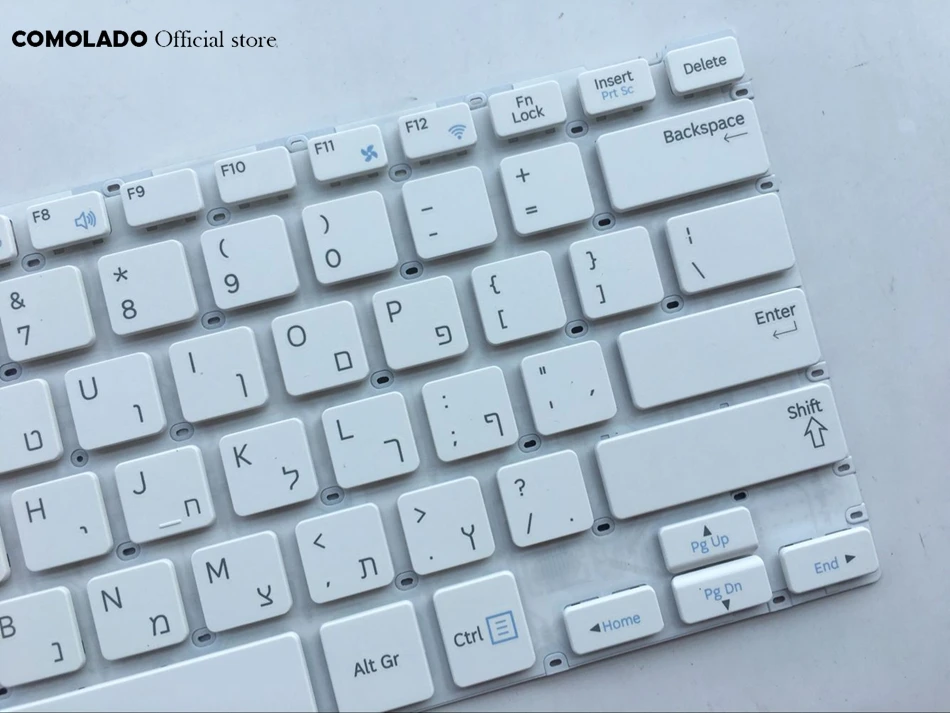 HB Иврит Клавиатура для Samsung NP915S3G 905S3G NP905S3G 910S3G NP910S3G 915S3G белая клавиатура макет |