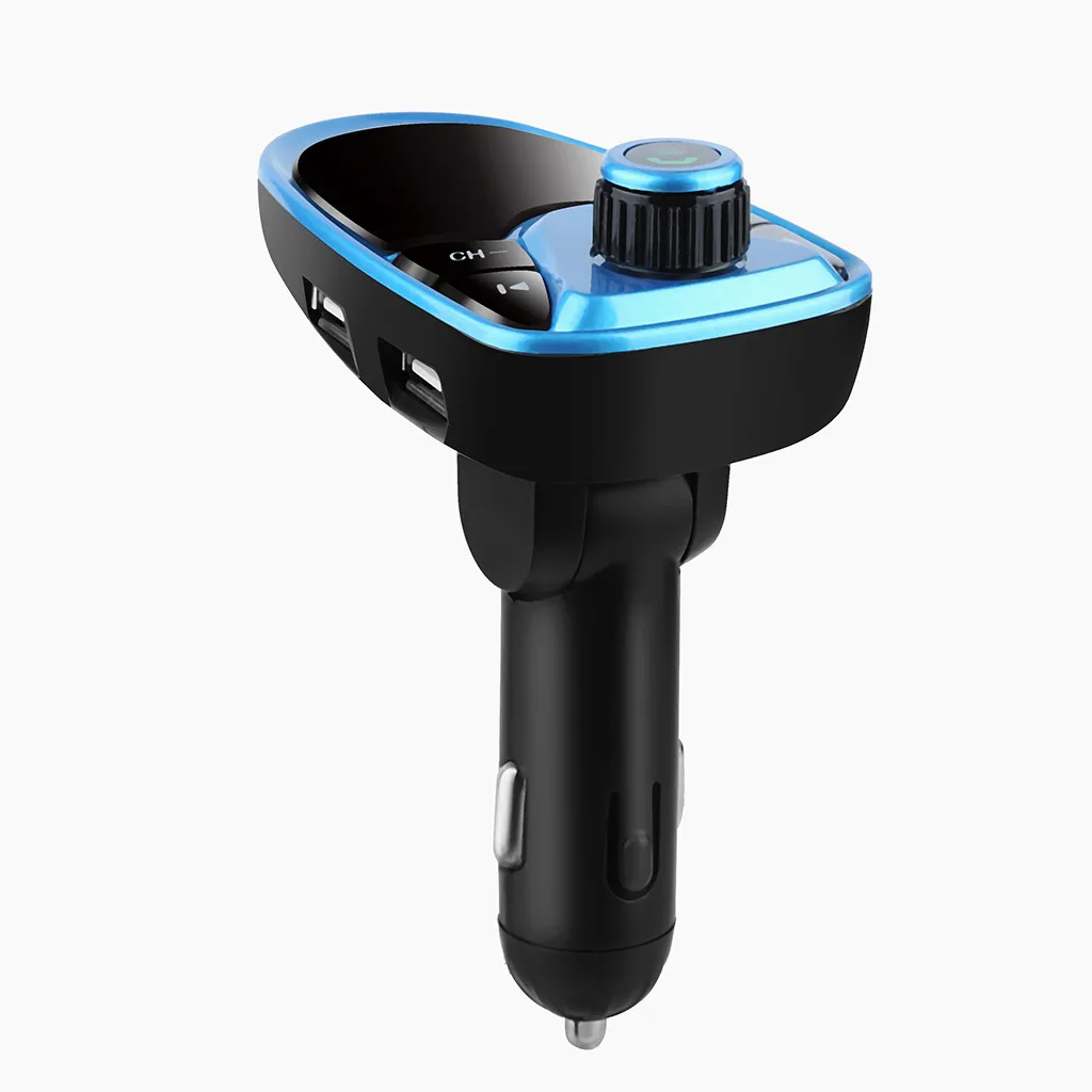 Автомобильный Bluetooth FM передатчик Беспроводной хэндс-фри набор MP3 музыкальный плеер карты 5V 2.1A USB Зарядное устройство FM модулятор
