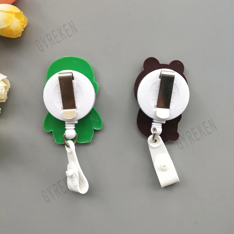 Kawaii Super Hero Retractable Badge Reel Cartoon Nurse High Quality Badge Reel Holder Pull ID Card Badge Holder Reel Wholesale