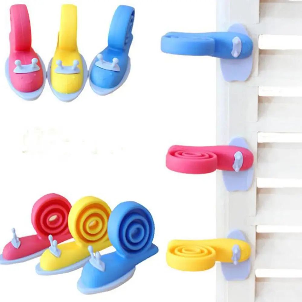 Двери фиксаторы замок Porte Enfant Securite 3 шт. EVA пластик Детские Детская безопасность