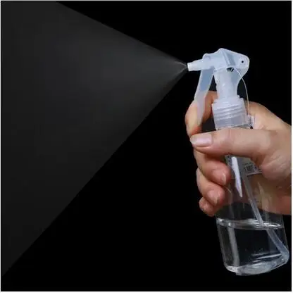 200ML 200 мл Портативный прозрачный Пластик бутылка-спрей для волос для увлажнения грима распылитель точный спрейер тумана Парикмахерские ножницы для волос аппликатор бутылки - Цвет: 200ML