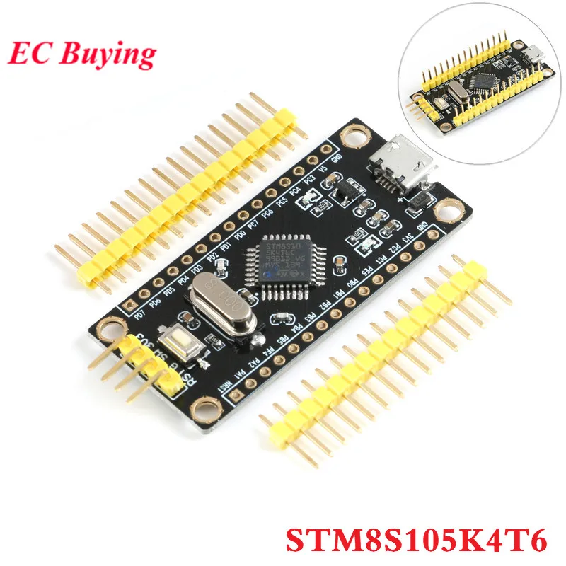 Макетная плата STM8S105K4T6 системная STM8 макетная модуль основная обучающая 16