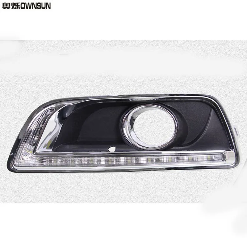 

Brand New Updated LED Daytime Running Lights DRL With Black Fog Light Cover For Chevrolet Malibu