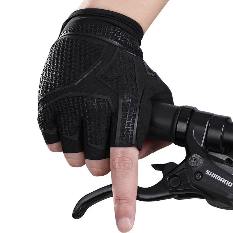 Колеса до противоударный Половина Finger перчатки MTB мотоцикла дорожный велосипед