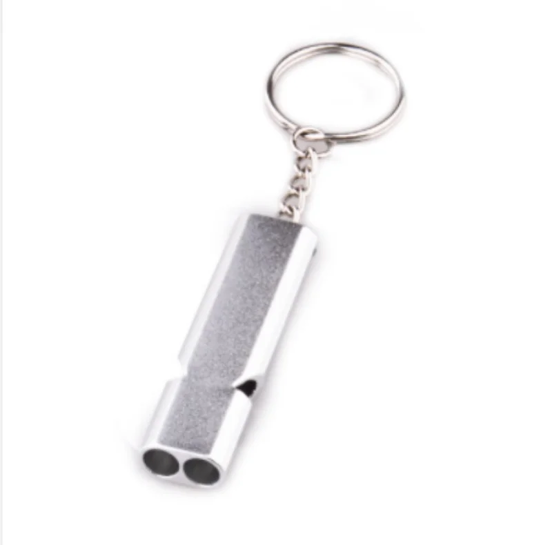 Portable Alloy Aluminum Emergency Survival High Volume Whistle Outdoor Camping Hiking Tool Keychain Gold Sliver / 500pcs | Спорт и