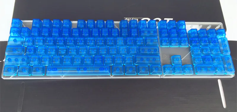 Keycap blacktransmicidus 104 ключа прозрачный АБС пустые колпачки для OEM Cherry MX переключатели