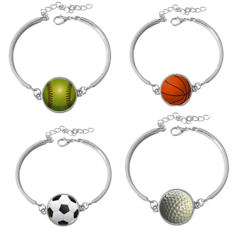 Спортивный Футбольный браслет женская цепь футбол подарок для футболиста