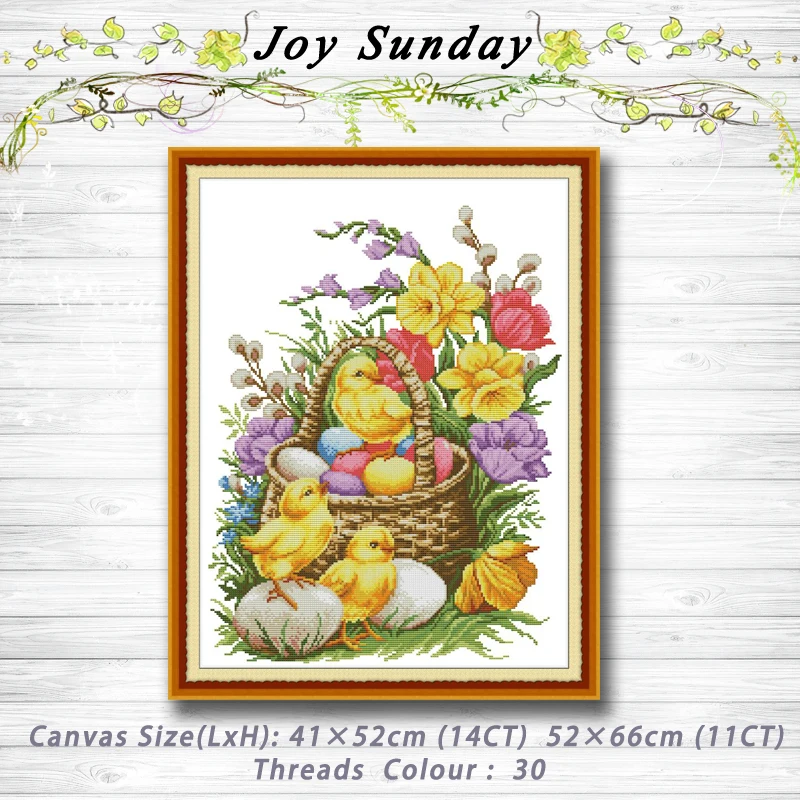 Chickens and flowers animal decor painting dmc 14CT 11CT counted cross stitch kits embroidery sets Needlework Sets Home | Дом и сад
