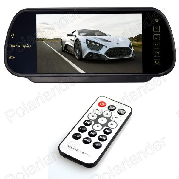 7-дюймовый цветной TFT ЖК-дисплей автомобильный монитор зеркала заднего вида