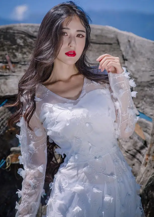 2019 сезон: весна–лето Для женщин Повседневное длинное пляжное платье в богемском