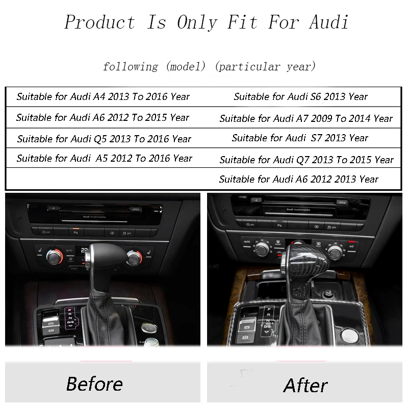 Стайлинг автомобиля искусственное волокно оболочка для крышки с уровнем Audi A4 B8 A5