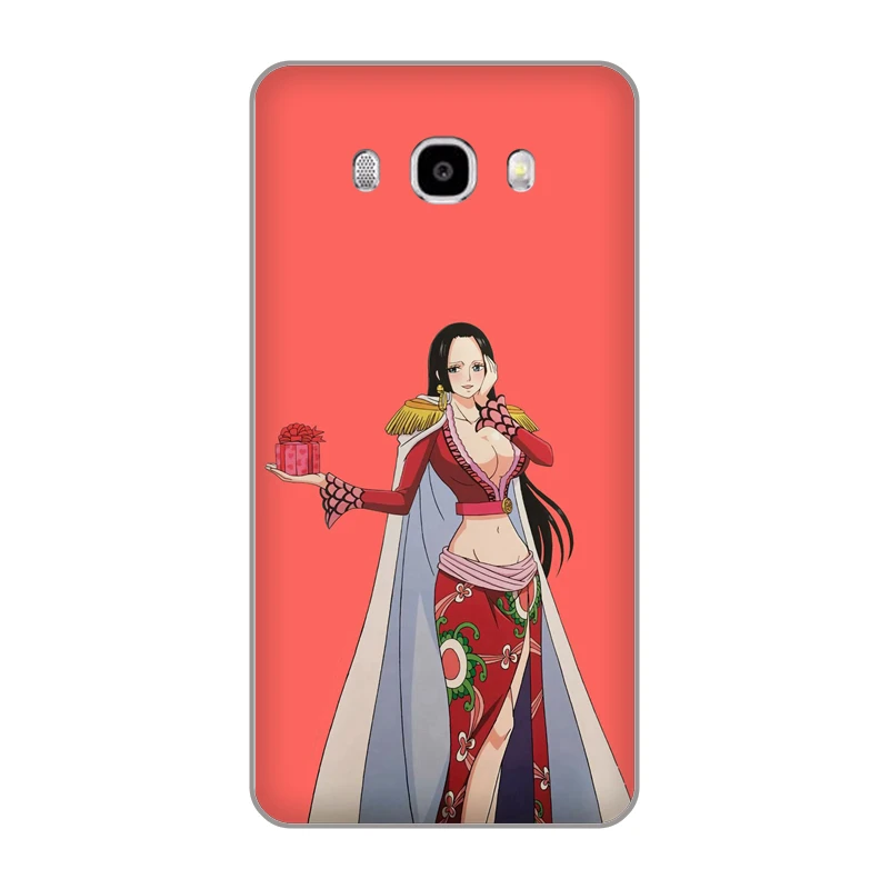 Boa Hancock one piece female emperor Soft TPU Phone case For Samsung Galaxy A3 A5 A7 ON5 ON7 2016-17 NOTE9 S10 LITE PLUS Shell |