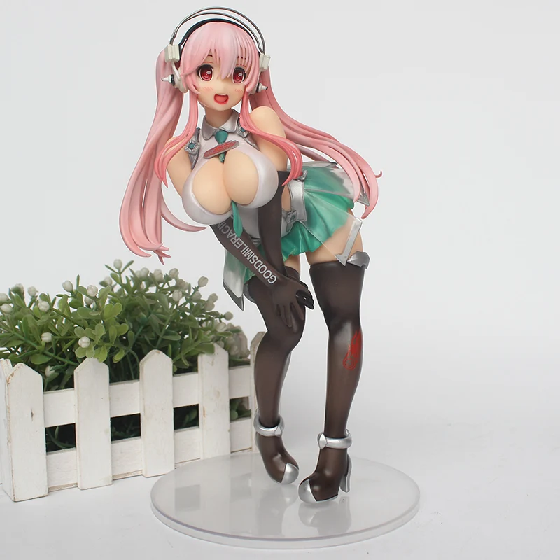 Аниме сексуальные девушки SUPERSONICO ПВХ экшн фигурки Супер Sonico Racing girl Ver.