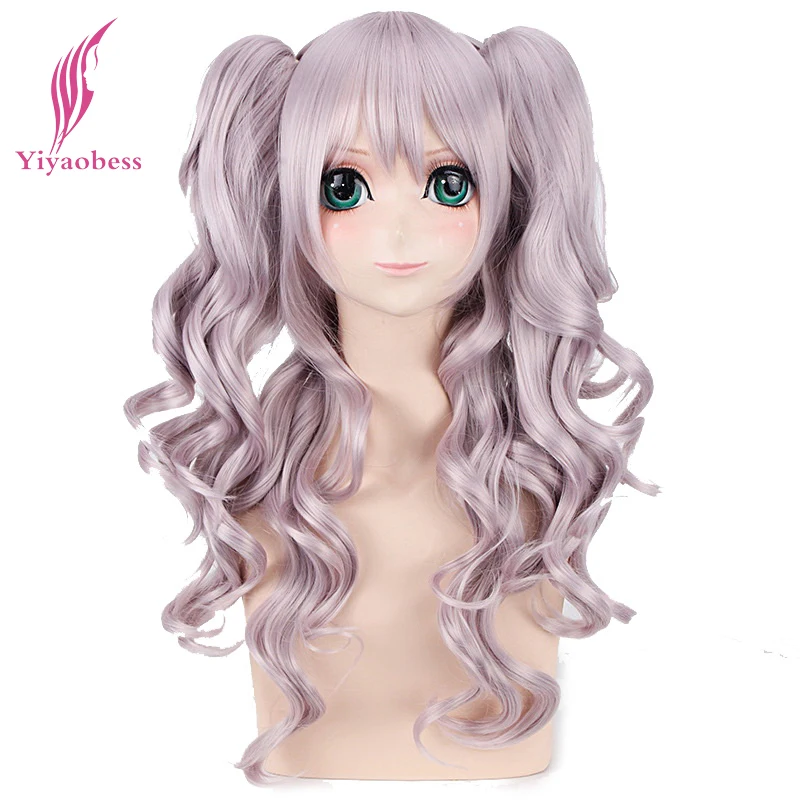 

Yiyaobess 24inch Synthetic Hair Charlotte Wavy Long Cosplay Wig With Double Ponytails Halloween Costume Party Wigs For Women