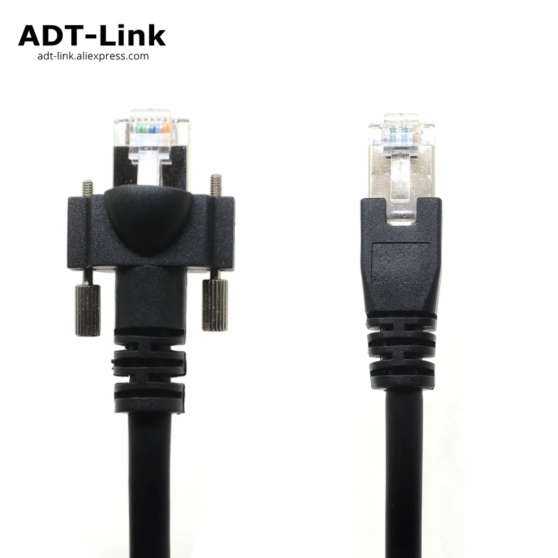 RJ45 к GIGE кабель с винтовым креплением гигабитный Ethernet промышленный цифровой