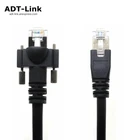 RJ45 к RJ45 GIGE кабель с винтовым креплением гигабитный Ethernet промышленный цифровой фотоаппарат гибкие кабели и устойчивость к изгибу
