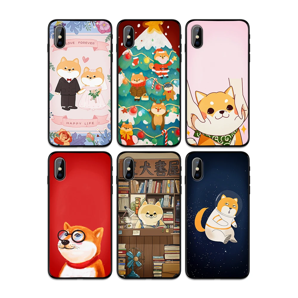 Художественная Картина маслом Шиба ину мягкая термополиуретановая крышка чехол