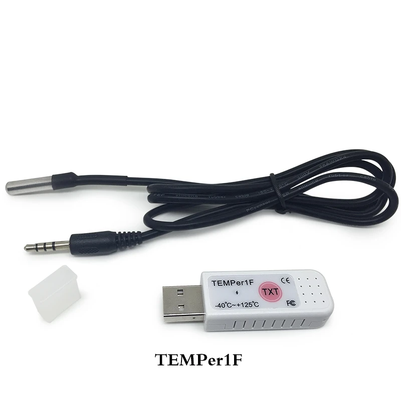 ПК Сенсор TEMPer1F USB Водонепроницаемый термометр для измерения температуры тела у