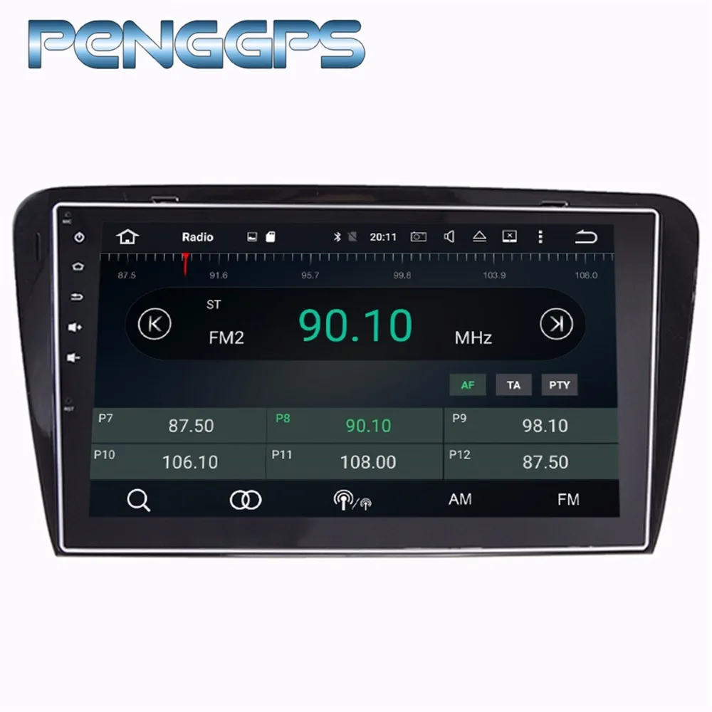 2 Din dvd плеер Android 8 1 автомобильное радио для Skoda Octavia 2014 2017 GPS навигация