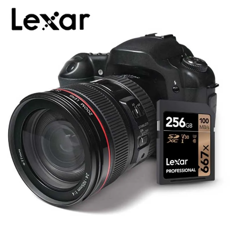 Lexar,, профессиональная sd-карта 667x, 64 ГБ, карта памяти, 128 ГБ, SDXC, 256g, UHS-I, для камеры 4 K, флеш-карта