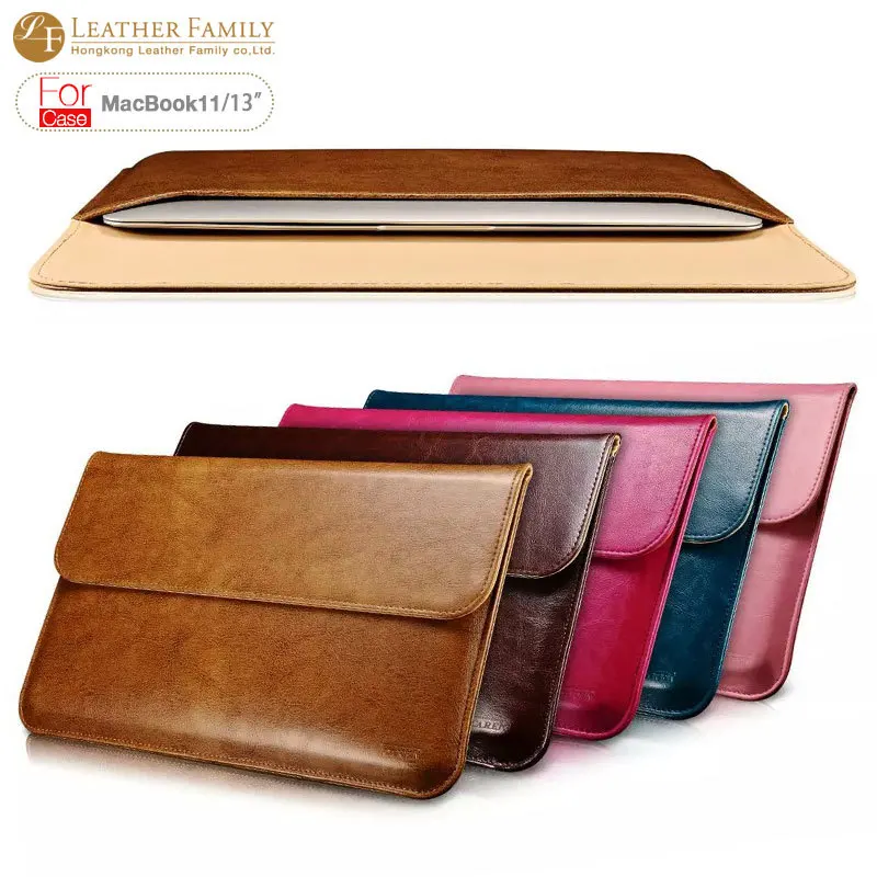 Для Macbook air13 случае Ultrabook Sleeve Подлинная Кожаный чехол для Air 11 13 3 &quotНоутбук
