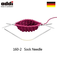addi 160 2 21cm 3piece addicrasytrio needle set circular knitting needles sockssleeve diy needle arts crafts