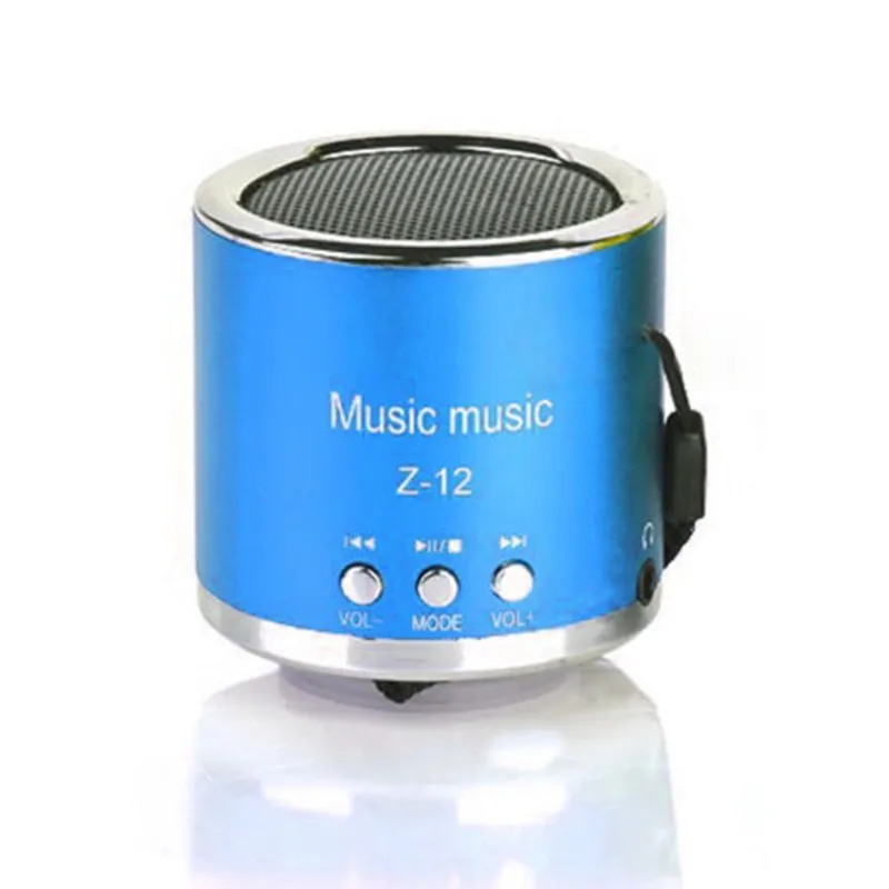 Z12 мини цилиндр Портативный Динамик Усилители домашние FM звук музыки Радио HiFi