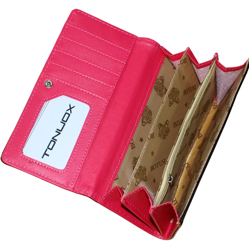 

Women Wallets PU Leather Lady Hasp Wallet Handbags Cards ID Holder Moneybags Woman Long Clutch Coin Purse Cartoon Owl Animal Bag