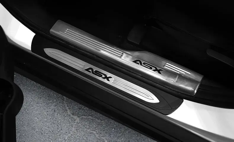 AOSRRUN автомобильные аксессуары Нержавеющая сталь Накладка порога для Mitsubishi ASX