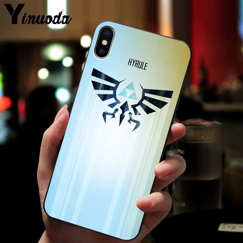 Yinuoda Legend of логотип Zelda Сделай Сам рисунок чехол для iPhone 8 7 6 6S Plus X XS MAX 5 5S SE XR