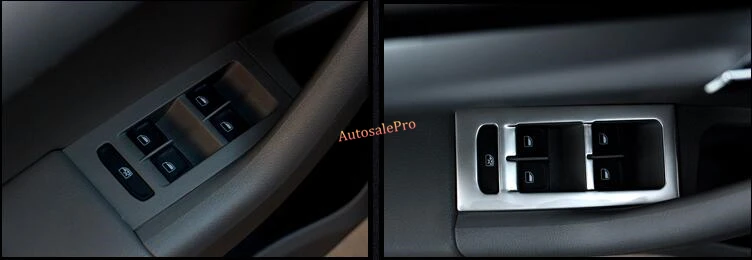 Автомобильный Стайлинг ABS подлокотник двери окна переключатель Крышка отделка 8