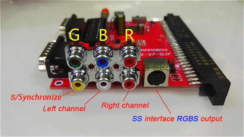 JAMMA к DB 15PIN Joypad преобразования доска JAMMA CBOX конвертер с SCART выход для любого JAMMA аркадная игра PCB SNK материнская плата
