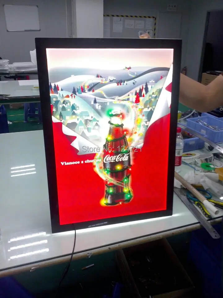 Магнитная светодиодная односторонняя панель акриловый А4 Размер оснастки рамка