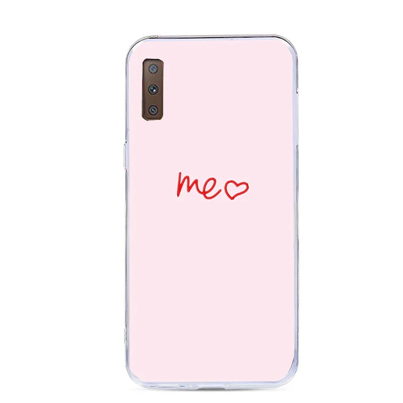 Чехол для samsung Galaxy A7 7 A750 A750F чехол бампер силиконовый чехол для samsung J4 J6 J8 Note 9 A50 A30 задняя крышка