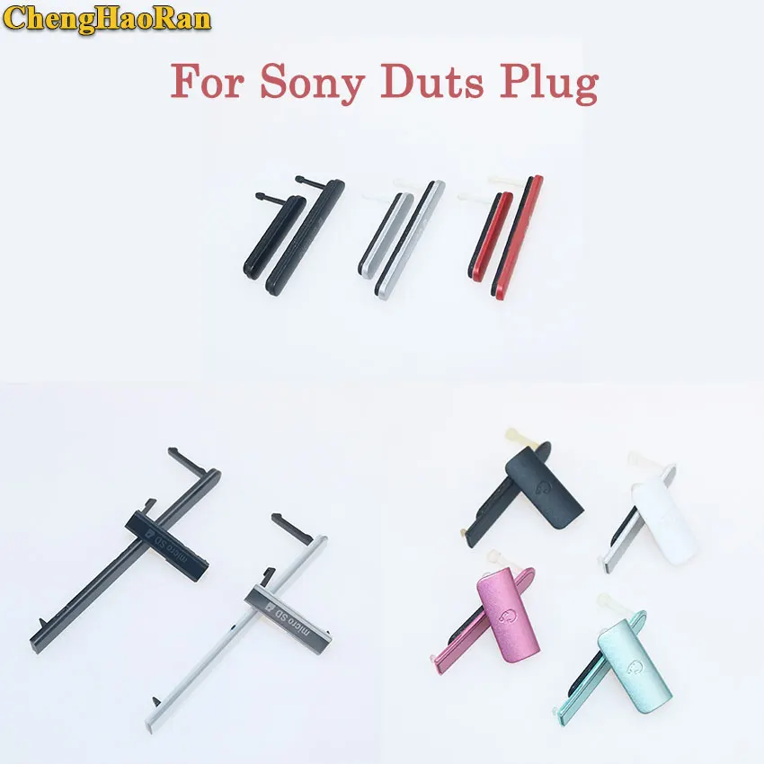 ChengHaoRan Micro SD карта + SIM USB разъем для зарядки блок пылезащитной заглушки чехол Sony
